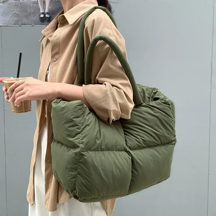 Women Bags Low Price - Tas bahu wanita berbantalan katun, tas