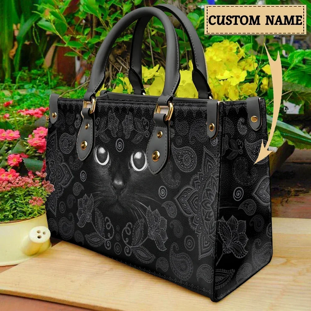 Women Bags Premium Brands - Tas Tote Kucing Hitam Sihir Ajaib