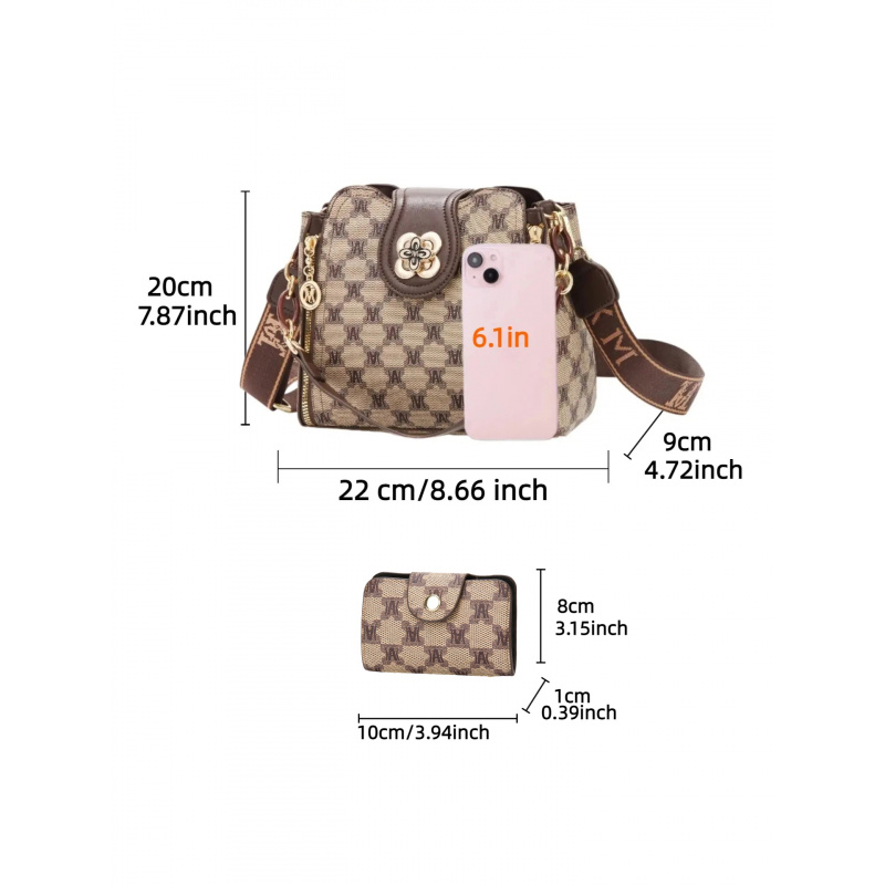Tas selempang bermotif huruf v - Women'S Crossbody Bags ulasan dan harga