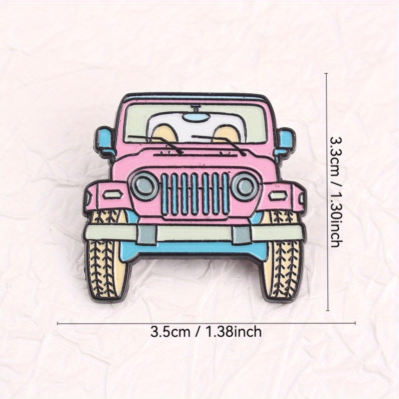 Pin Enamel Kartun Jeep Merah M - Women'S Jeep Bags ulasan dan harga