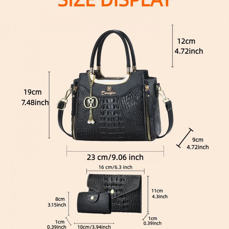 Set Tas Tangan Wanita Tekstur  - Women'S Crossbody Bags ulasan dan harga