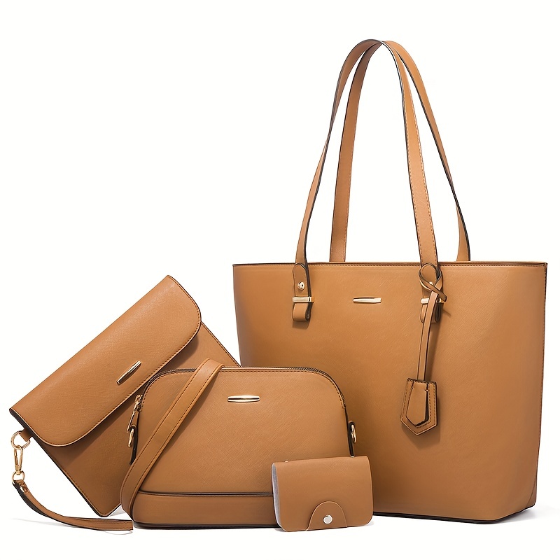 4pcs Set Tas Wanita Fashion Wa - Women'S Crossbody Bags ulasan dan harga