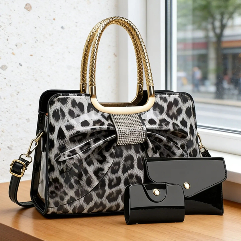 Tas Wanita Motif Macan Tutul d - Women'S Crossbody Bags ulasan dan harga